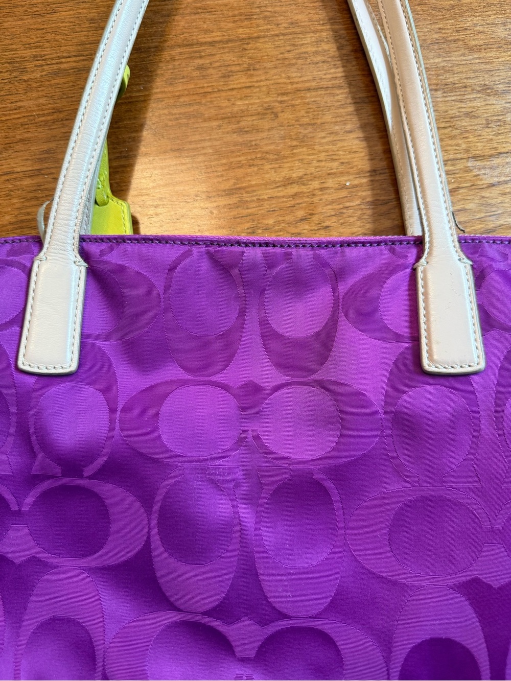 Coach Weekend Signature Colorblock Tote - Picture 5 of 9